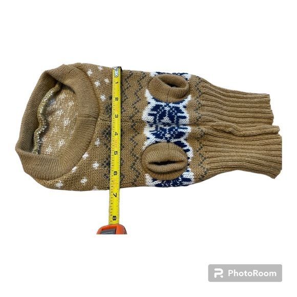 NWT. Pet Turtleneck Sweater, Classic Knitwear for Small Dogs &Cats. Size Medium. - Picture 6 of 6